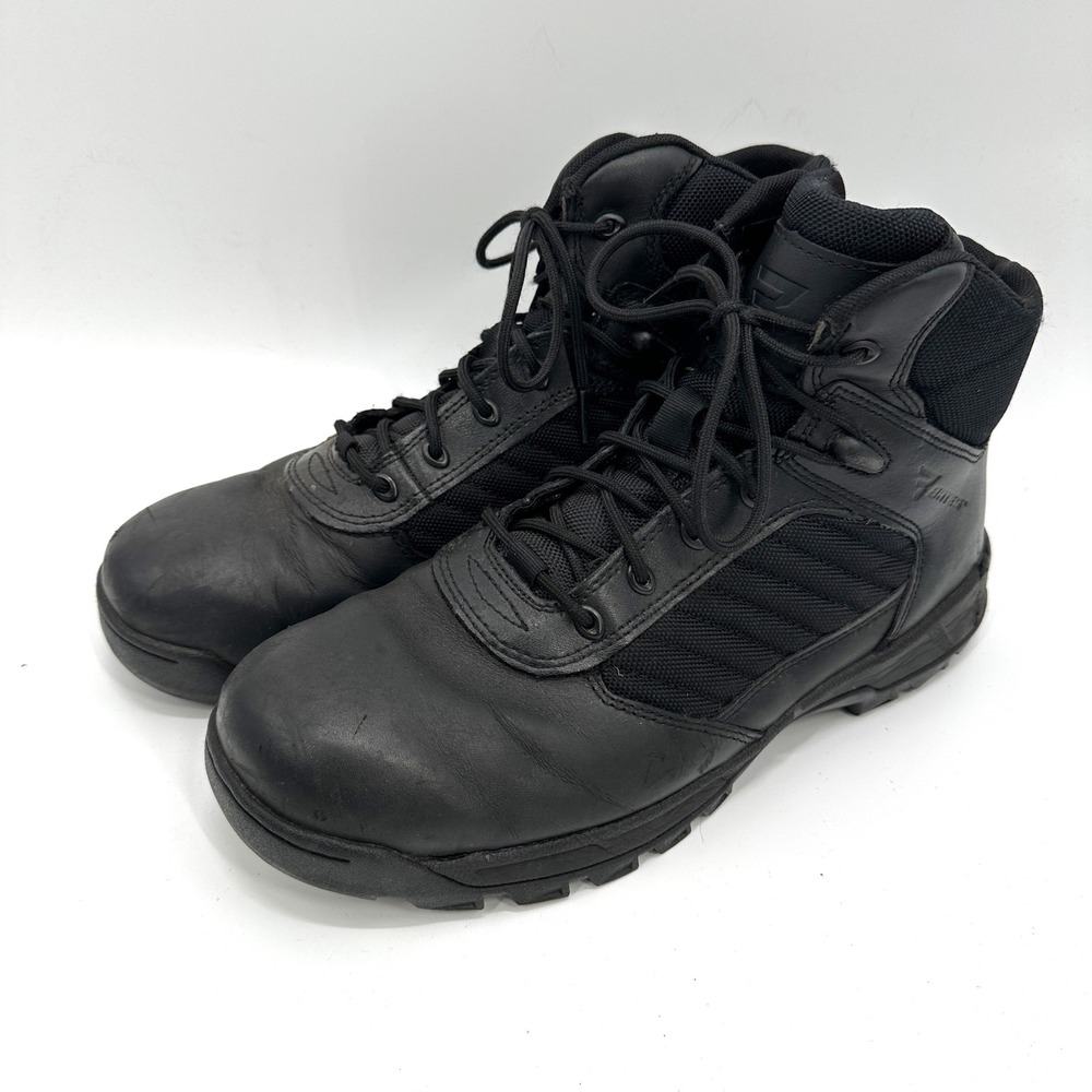 Bates Tactical Sport 2 Mid Boots Mens 11.5 Extra Wide Black Leather Mesh E03160